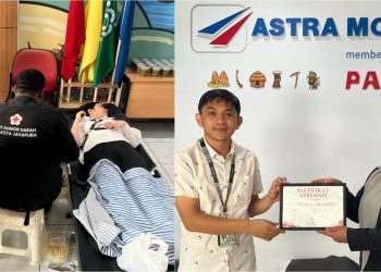 Rutin Gelar Donor Darah, Astra Motor Papua Dapat Penghargaan dari PMI