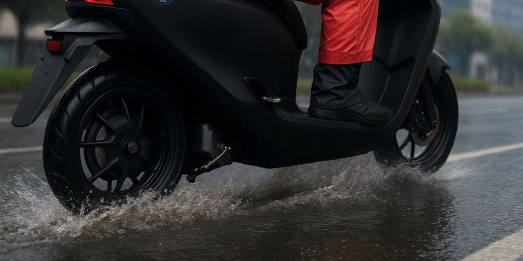 Simak Teknik Aman Berkendara Saat Turun Hujan