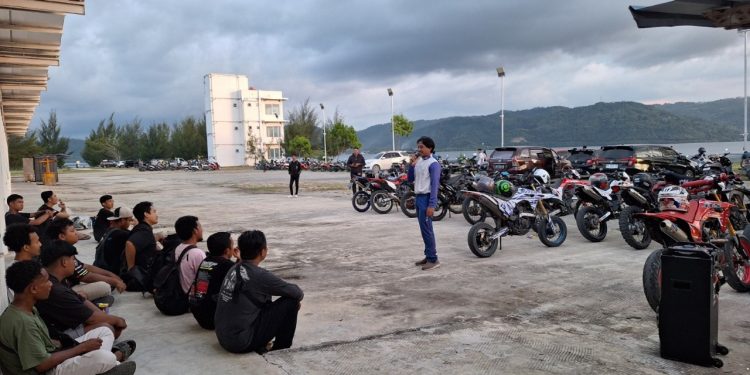 Edukasi Safety Riding Meriahkan Kopdar JTS bersama Astra Motor Papua