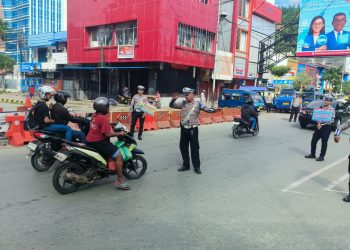 Operasi Zebra di Jayapura Hari ke-12, Sasar Pelanggar Tak Gunakan Helm SNI dan TNKB Mati