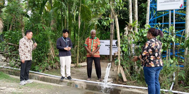 PLN UIP MPA Hadirkan Akses Air Bersih di Sabron Yaru