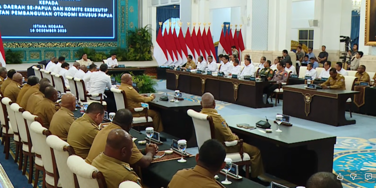 Presiden ke Kepala Daerah se Papua : Jangan Jalan-jalan ke Luar Negeri Gunakan Dana Otsus