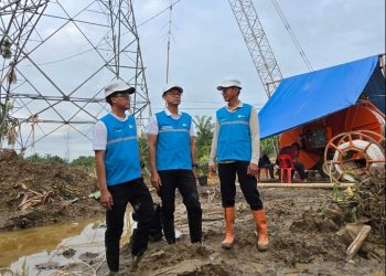 Perbaikan Tower dan Jaringan Transmisi PLN di Aceh Tamiang Rampung