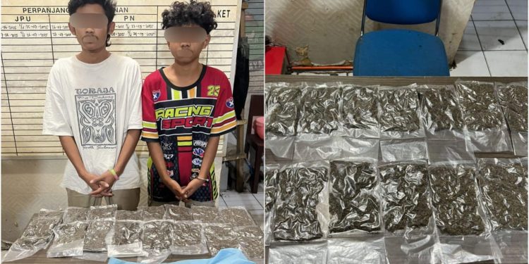 Dua Pelaku Narkotika Dibekuk di Depan Kantor Gubernur