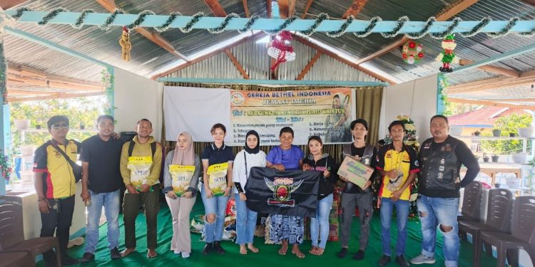 Komunitas Honda Jayapura Rayakan Natal dengan Aksi Sosial