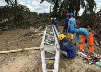 PLN Kebut Perbaikan Jalur Listrik Langsa-Pangkalan Brandan