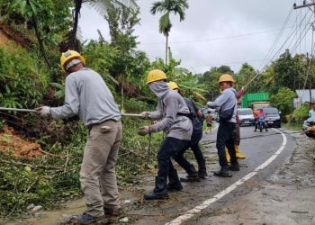 PLN Percepat Penormalan Jaringan Listrik Pascabencana di Tiga Wilayah