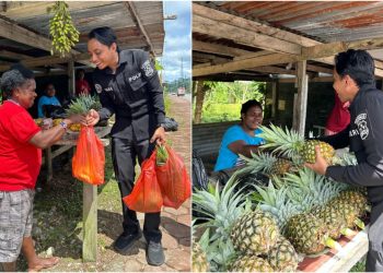 Personel Operasi Damai Cartenz Bangun Kedekatan dengan Pedagang Papua