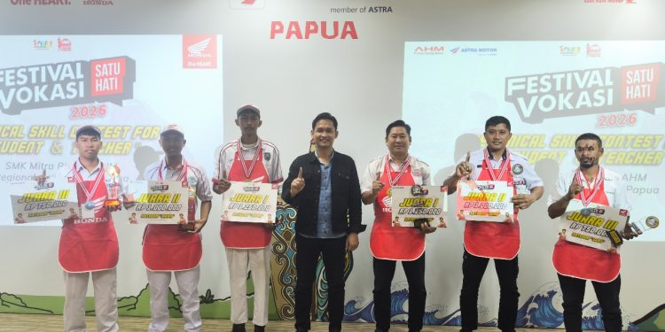 Kontes SMK Mitra Binaan AHM Tingkat Regional 2026 Hasilkan Enam Pemenang