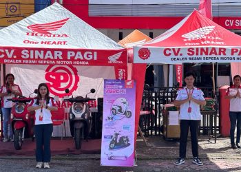 Astra Motor Papua Hadirkan Display Honda Scoopy di Showroom Event Spesial