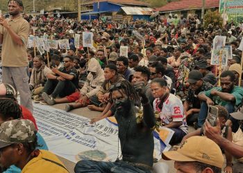 Operasi Damai Cartenz Cegah Ancaman KKB di Tengah Aksi Unjuk Rasa Mahasiswa Pegubin