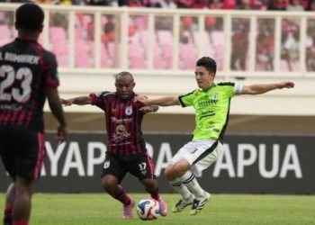 Persipura Bermain Imbang saat Menjamu PSS Sleman
