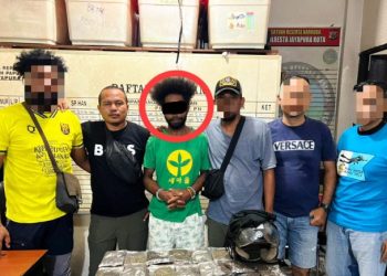 Residivis Narkoba Dibekuk di Hamadi, Polisi Amankan 600 Gram Ganja