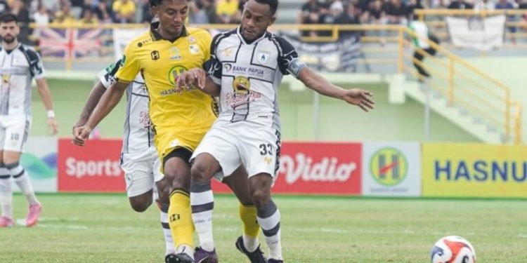 Persipura Naik ke Posisi Kedua usai Bermain Imbang Lawan Barito Putra