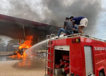 Kronologi SPBU Mini di Merauke Dilahap Api