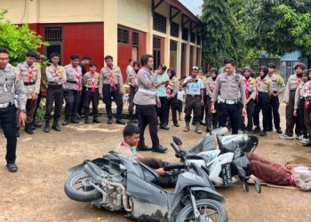 Satlantas Polresta Berikan Sosialisasi Berlalu Lintas kepada Saka Bhayangkara