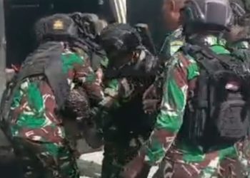 Satu Personel TNI Tewas Ditembak OTK di KM 50 Freeport Indonesia
