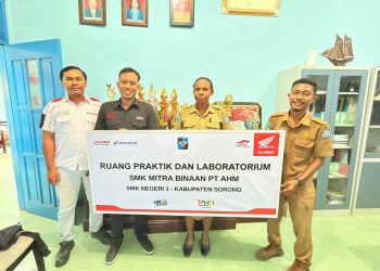 Astra Motor Papua Perkuat Kualitas Vokasi di SMK 1 Aimas