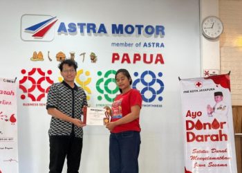 PMI Ungkap Alasan Beri Penghargaan ke Astra Motor Papua