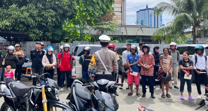 42 Pengendara Terjaring Razia dalam Operasi Keselamatan Cartenz