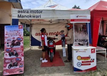 Roadshow Pasar Wosi Jadi Strategi Astra Motor Manokwari Lebih Dekat dengan Konsumen