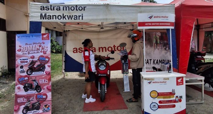 Roadshow Pasar Wosi Jadi Strategi Astra Motor Manokwari Lebih Dekat dengan Konsumen