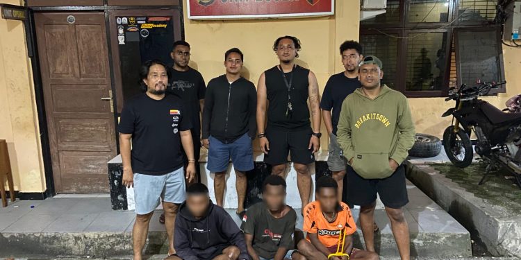 Tiga Pelaku Pencurian Toko di Jayapura Dibekuk
