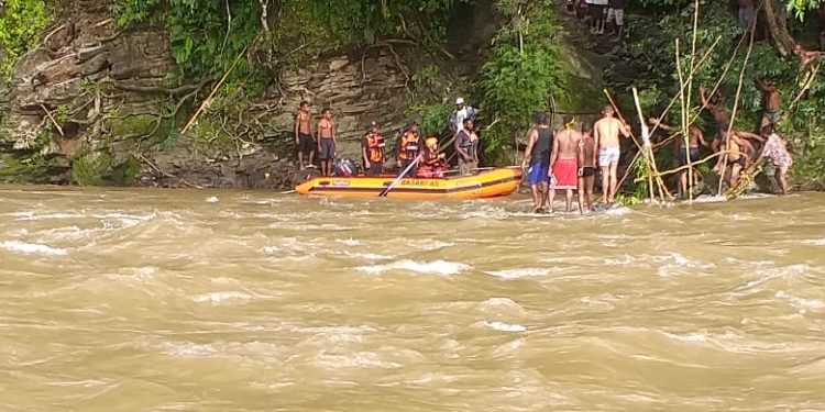 Pencarian Pemuda Tenggelam di Sungai Habiye Masih Berlanjut