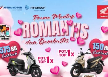 Astra Motor Papua Hadirkan Promo Romantis, Cashback Hingga Rp1 Juta