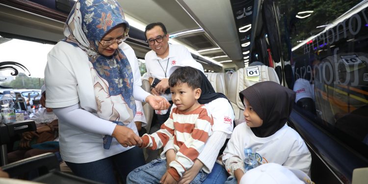 Mudik Bareng Telkom 2026, Ribuan Peserta Diberangkatkan