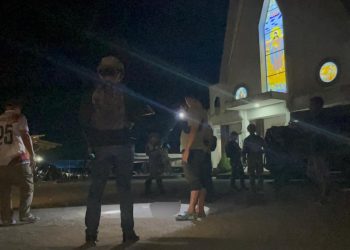 Pria Diserang OTK di Parkiran Gereja