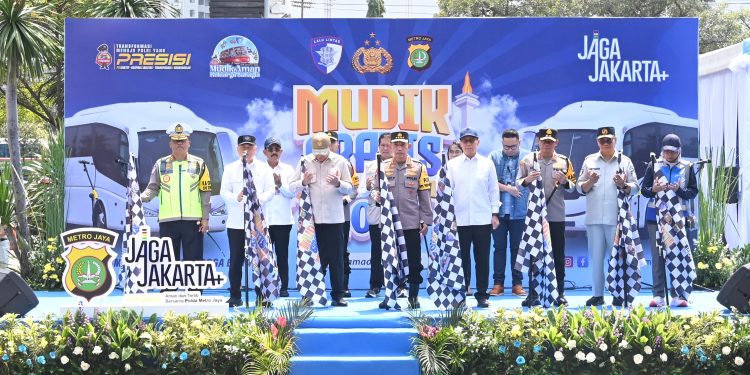 Jasa Raharja Hadiri Pelepasan Mudik Gratis Polri Presisi 2026