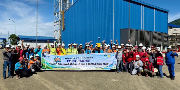 PLN Percepat Proyek Listrik, PLTMG Tobelo First Smoke