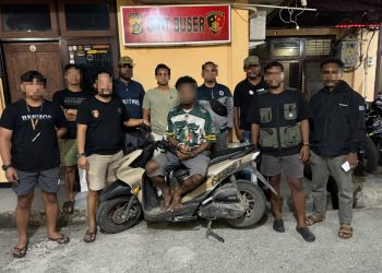 Tabrak Warga, Pelaku Curanmor Langsung Diciduk Polisi