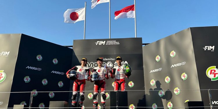 Bintang Pranata Raih Podium di Moto4 Asia Cup