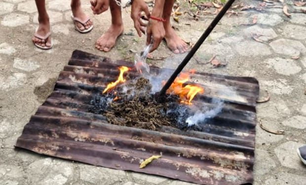 Polisi Musnahkan Barang Bukti Narkotika Hasil Operasi di Jayapura