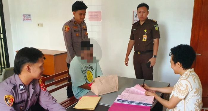 Cemburu Berujung Maut, Tersangka Dilimpahkan ke Kejari Jayapura