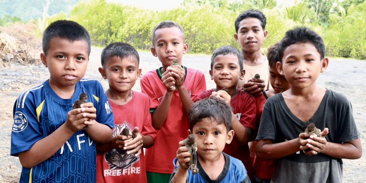 Kolaborasi Warga dan PLN UIP MPA Selamatkan Burung Mamoa