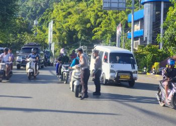 Polisi di Jayapura Tindak Tegas Pelanggaran Kasat Mata