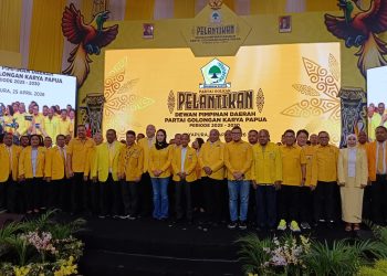 Pengurus Golkar Papua Dilantik, Fokus Konsolidasi