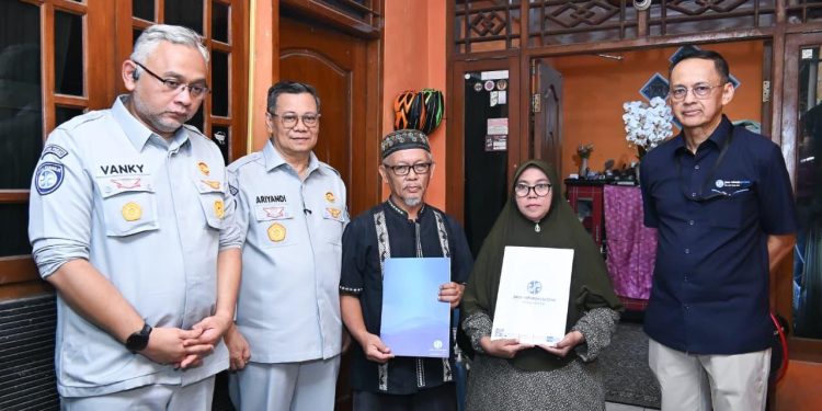 16 Ahli Waris Korban KRL Bekasi Terima Santunan Jasa Raharja