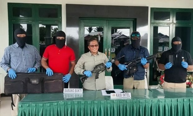 Senjata Laras Panjang Ditemukan di Lokasi Tambang Ilegal di Nabire