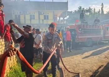 Delapan Rumah Terbakar di Jayapura