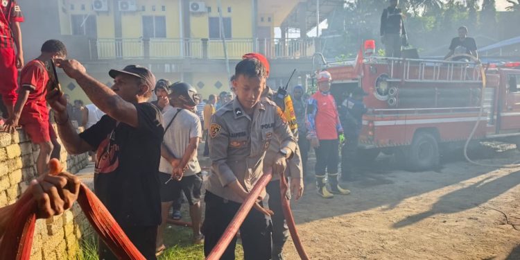 Delapan Rumah Terbakar di Jayapura