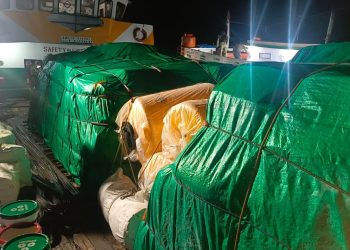 Enam Kapal Pengangkut BBM dan Bahan Makanan Berhasil Tiba di Yahukimo