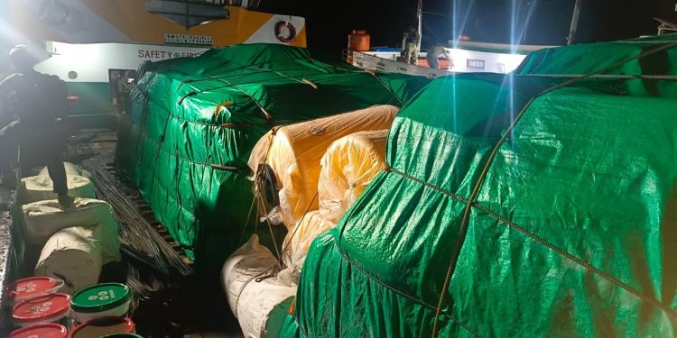 Enam Kapal Pengangkut BBM dan Bahan Makanan Berhasil Tiba di Yahukimo