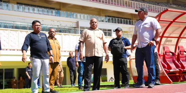 Pemerintah Papua Data Kerusakan Stadion Lukas Enembe