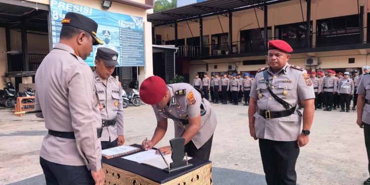 Kasat Reskrim Baru Diminta Prioritaskan Kepastian Hukum bagi Masyarakat