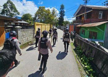 Aparat Gabungan Masih Disiagakan di Tujuh Titik Strategis di Wamena