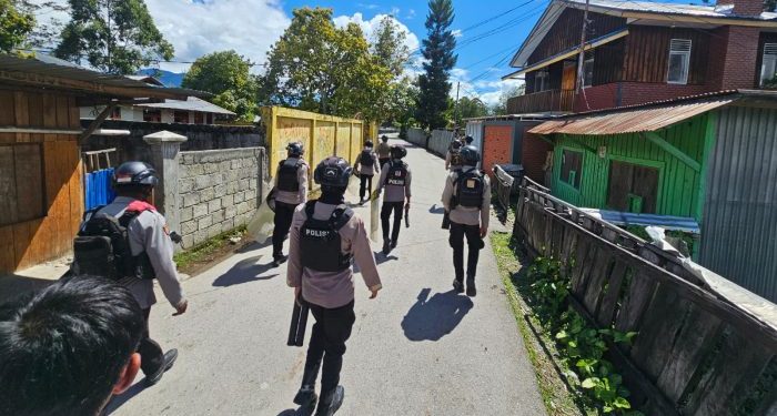 Aparat Gabungan Masih Disiagakan di Tujuh Titik Strategis di Wamena